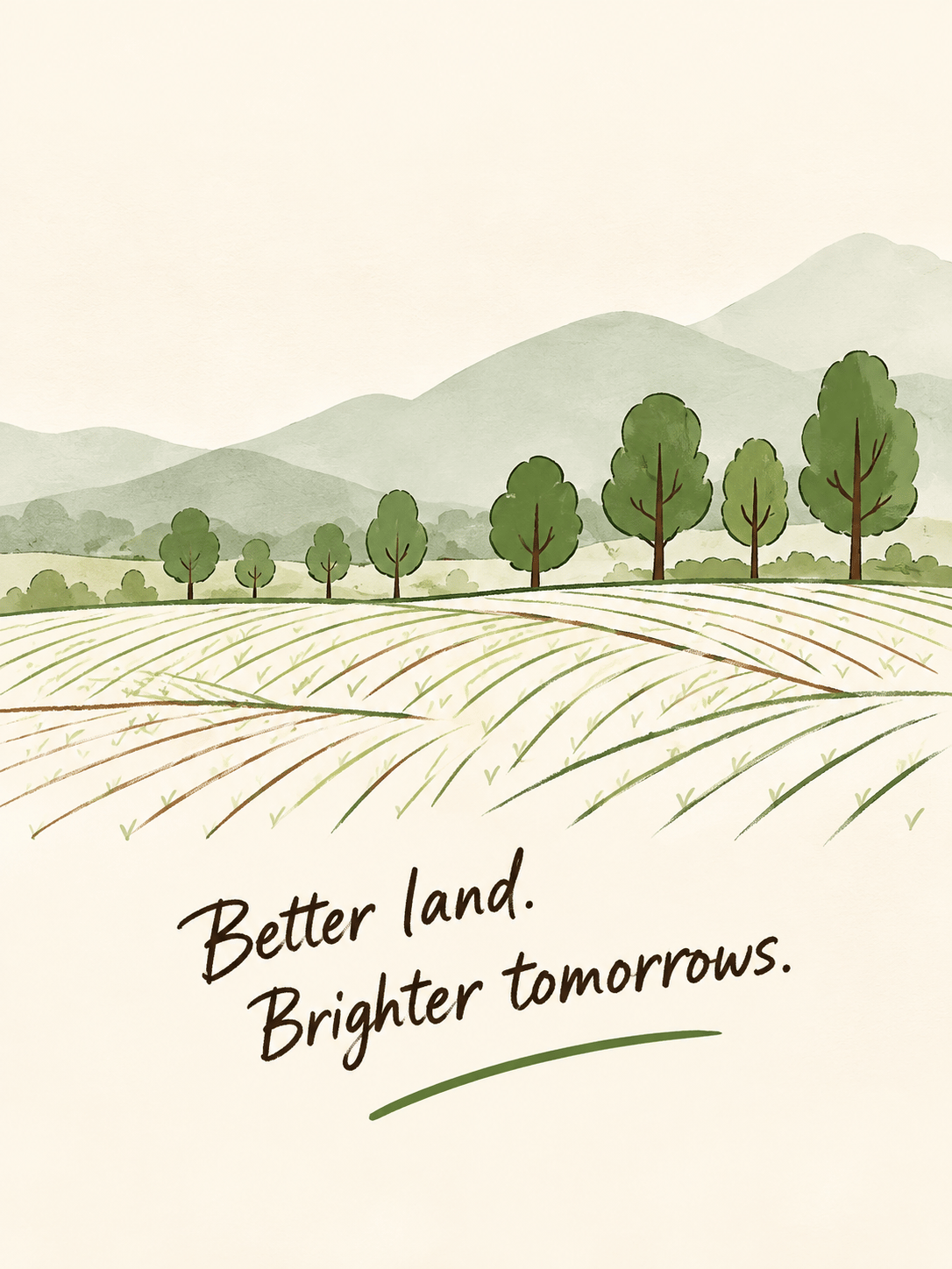 Better land. Brighter tomorrows.